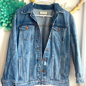 Madewell women's oversized denim jacket